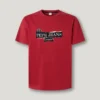 T-shirt con stampa logo e vestibilità regolare T-shirt con stampa logo e vestibilità regolare