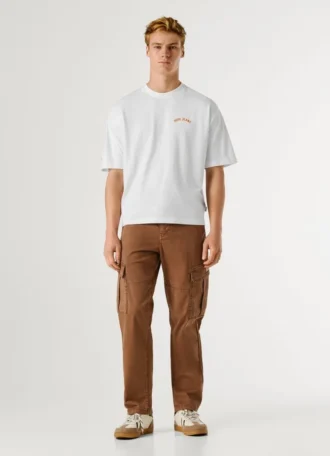 T-shirt con stampa sul retro e vestibilità ampia