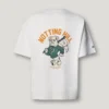 T-shirt con stampa sul retro e vestibilità ampia T-shirt con stampa sul retro e vestibilità ampia