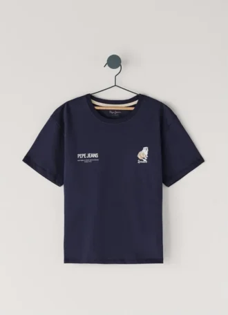 T-shirt con stampa sul retro e vestibilità comoda