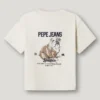 T-shirt con stampa sul retro e vestibilità comoda T-shirt con stampa sul retro e vestibilità comoda