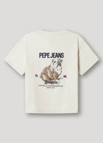 T-shirt con stampa sul retro e vestibilità comoda