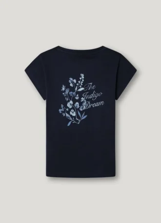T-shirt con stampa sul retro e vestibilità comoda