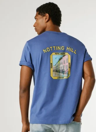 T-shirt con stampa sul retro e vestibilità regolare