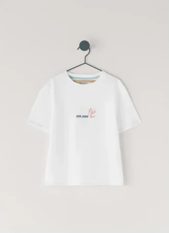 T-shirt con stampa sul retro e vestibilità regolare