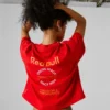 T-shirt dalla vestibilità ampia con stampa sul retro
