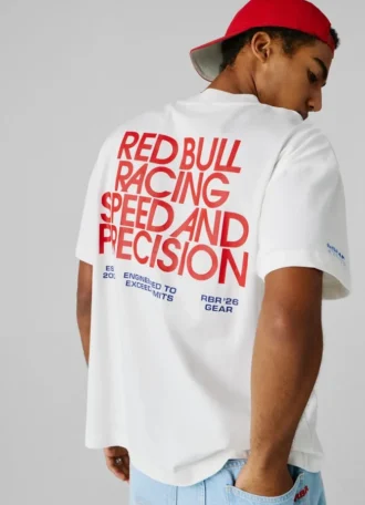 T-shirt dalla vestibilità ampia con stampa sul retro
