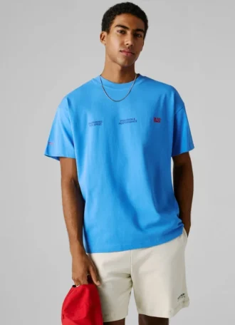 T-shirt dalla vestibilità ampia con stampa sul retro