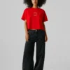 T-shirt dalla vestibilità ampia con stampa sul retro