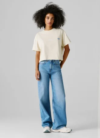 T-shirt dalla vestibilità ampia con stampa sul retro
