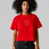T-shirt dalla vestibilità ampia con stampa sul retro