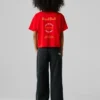 T-shirt dalla vestibilità ampia con stampa sul retro