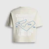 T-shirt dalla vestibilità ampia con stampa sul retro