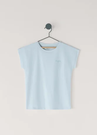 T-shirt dalla vestibilità comoda con stampa del logo T-shirt dalla vestibilità comoda con stampa del logo
