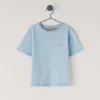T-shirt dalla vestibilità comoda con stampa del logo T-shirt dalla vestibilità comoda con stampa del logo