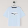 T-shirt dalla vestibilità comoda con stampa del logo T-shirt dalla vestibilità comoda con stampa del logo