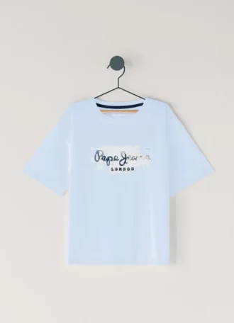 T-shirt dalla vestibilità comoda con stampa del logo