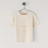 T-shirt dalla vestibilità comoda con stampa del logo T-shirt dalla vestibilità comoda con stampa del logo