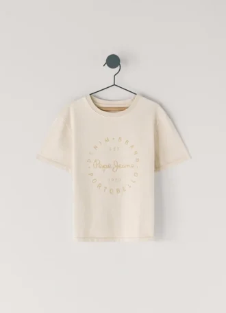 T-shirt dalla vestibilità comoda con stampa del logo