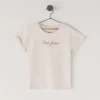 T-shirt dalla vestibilità comoda con stampa del logo T-shirt dalla vestibilità comoda con stampa del logo