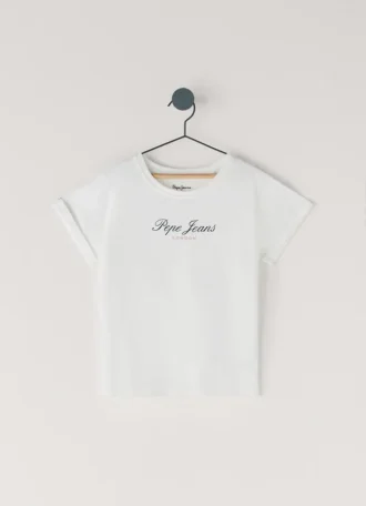T-shirt dalla vestibilità comoda con stampa del logo