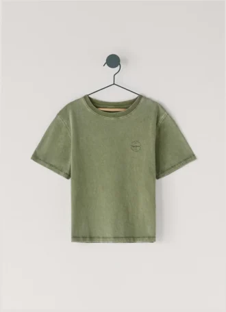 T-shirt dalla vestibilità comoda con stampa del logo T-shirt dalla vestibilità comoda con stampa del logo