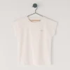T-shirt dalla vestibilità comoda con stampa del logo T-shirt dalla vestibilità comoda con stampa del logo