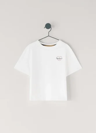 T-shirt dalla vestibilità comoda con stampa del logo