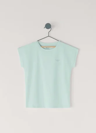 T-shirt dalla vestibilità comoda con stampa del logo T-shirt dalla vestibilità comoda con stampa del logo