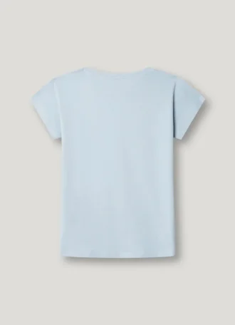 T-shirt dalla vestibilità comoda con stampa del logo T-shirt dalla vestibilità comoda con stampa del logo