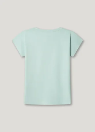 T-shirt dalla vestibilità comoda con stampa del logo T-shirt dalla vestibilità comoda con stampa del logo