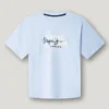 T-shirt dalla vestibilità comoda con stampa del logo T-shirt dalla vestibilità comoda con stampa del logo