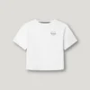 T-shirt dalla vestibilità comoda con stampa del logo T-shirt dalla vestibilità comoda con stampa del logo