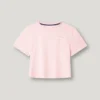 T-shirt dalla vestibilità comoda con stampa del logo T-shirt dalla vestibilità comoda con stampa del logo