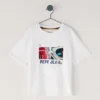 T-shirt dalla vestibilità comoda con stampa fotografica T-shirt dalla vestibilità comoda con stampa fotografica