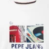 T-shirt dalla vestibilità comoda con stampa fotografica T-shirt dalla vestibilità comoda con stampa fotografica
