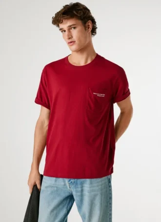 T-shirt dalla vestibilità comoda con tasca frontale
