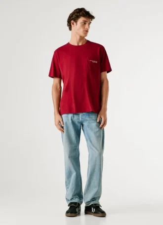 T-shirt dalla vestibilità comoda con tasca frontale