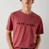 T-shirt dalla vestibilità regolare con logo ricamato T-shirt dalla vestibilità regolare con logo ricamato