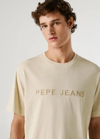 T-shirt dalla vestibilità regolare con logo ricamato