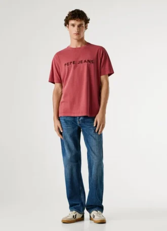 T-shirt dalla vestibilità regolare con logo ricamato