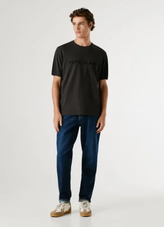 T-shirt dalla vestibilità regolare con logo ricamato