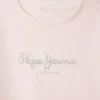 T-shirt slim fit con logo glitterato T-shirt slim fit con logo glitterato