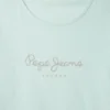 T-shirt slim fit con logo glitterato T-shirt slim fit con logo glitterato