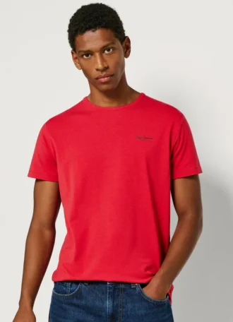 T-shirt slim fit con stampa logo