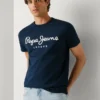 T-shirt slim fit con stampa logo T-shirt slim fit con stampa logo