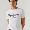 T-shirt slim fit con stampa logo T-shirt slim fit con stampa logo