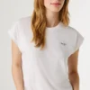 T-shirt slim fit con stampa logo