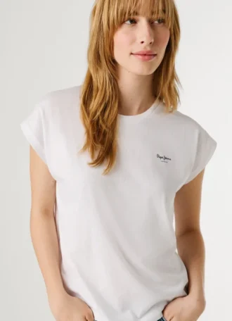 T-shirt slim fit con stampa logo