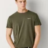 T-shirt slim fit con stampa logo T-shirt slim fit con stampa logo